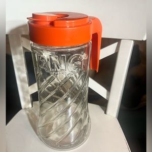 1970's Swirl Glass TANG 1 Qt pitcher Vintage Anchor Hocking
#B-100